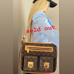 💯 Authentic Louis Vuitton Hudson GM