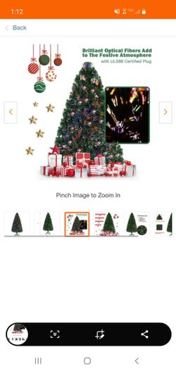 5 Ft. Prelit Fiber Optic Christmas Tree