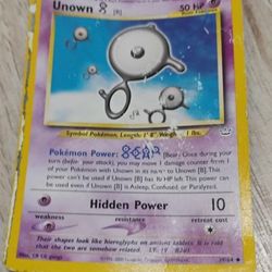 UNOWN POKEMON 1996
