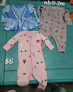Baby Girl Clothing Lot NB/0-3M