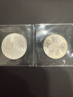 Libertad Silver 2023 and 1985 .999