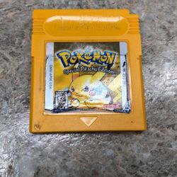 Pokémon Yellow Version Special Pikachu Edition For GBC 
