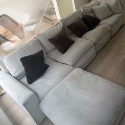 Gray Cloud Couch for sale!