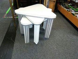 Set of 3. End tables.
