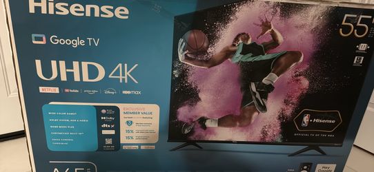 Hisense 55” UHD 4K tv