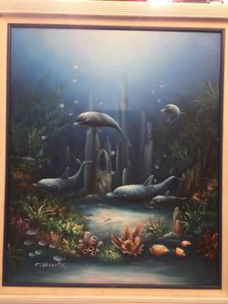 Dolphin Painting