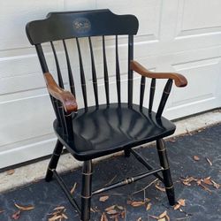 Vintage Wood Cherry Sigill Phillip Exoniensis Academy Captain Chair