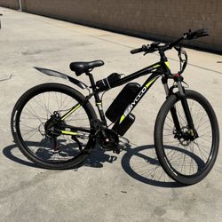 EBYCCO 29" E8 BEST BUDGET ELECTRIC MOUNTAIN BIKE PEAK 1000W48V 17.5AH
