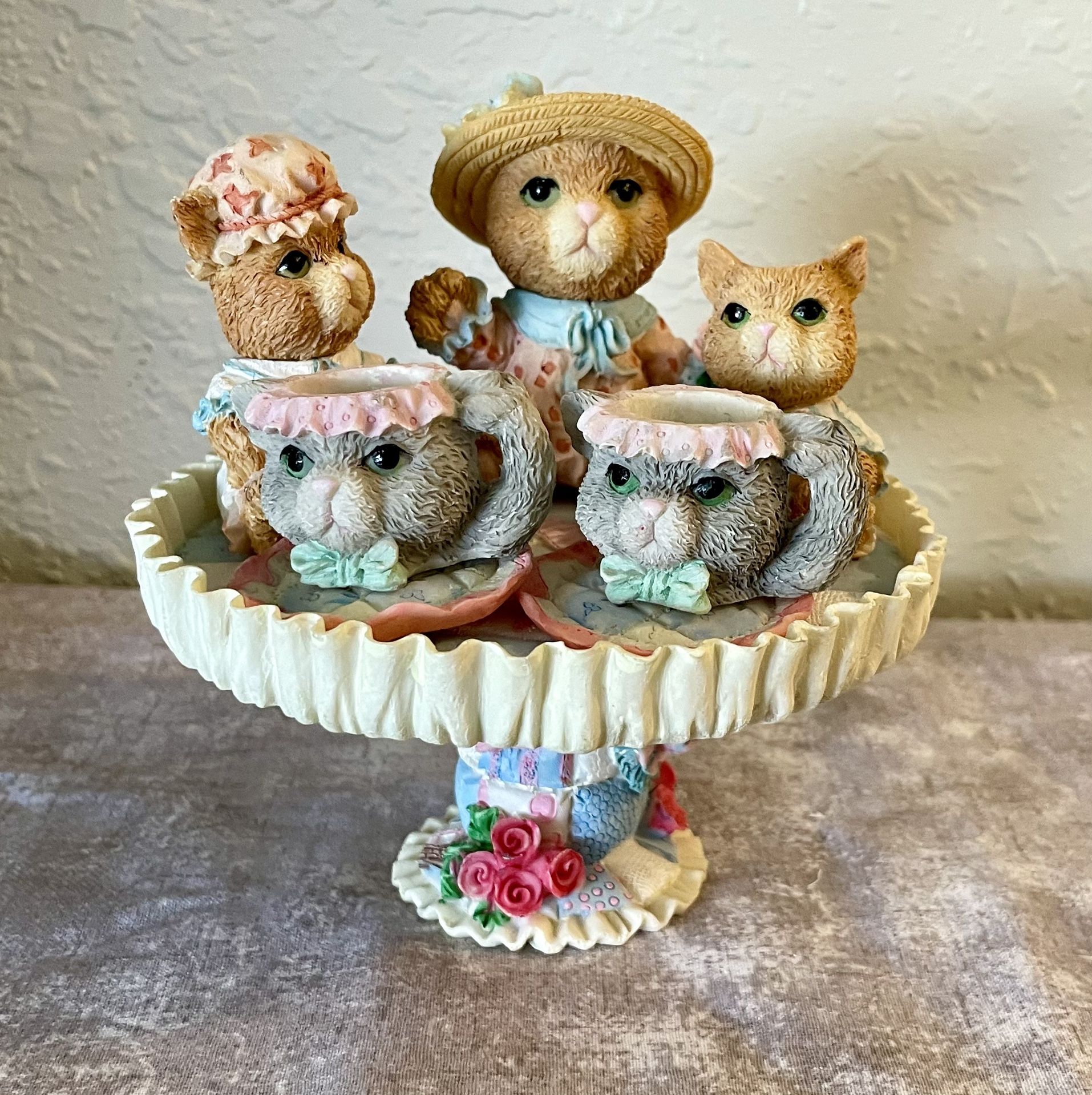 Miniature Kitty Cat Tea Set