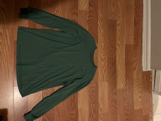 Green Long Sleeve Crewneck Shirt