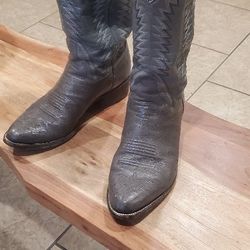 Leather Cowboy BOOTS Men's 8.5D Women's 9.5/10