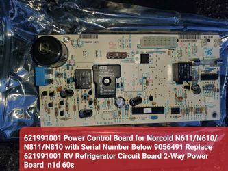 01 Power Control Board for Norcold N611/N610/N811/N810 with Serial Number Below  Replace 01 RV Refrigerator Circuit Board 2-Way P