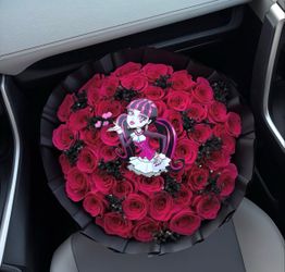 Monster High Draculaura Red Rose Bouquet