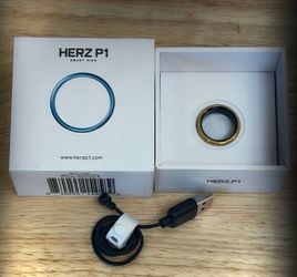Herz P1 Smart Ring Gold, Size 8 - NEW!