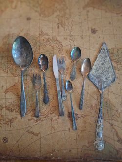 Vintage Silver-Plated Flatware Mixed Lot