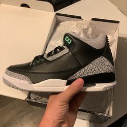 Jordan 3 Green Glow