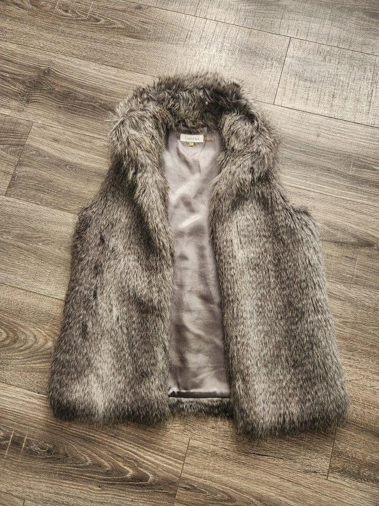 Calvin Klein Fur Vest