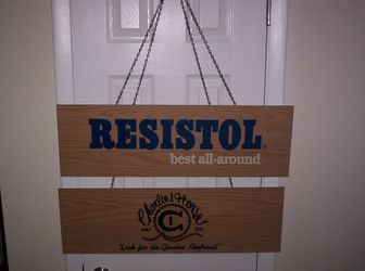 Resistol and Charlie 1 Horse sign