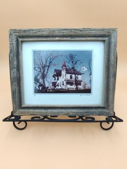 Victorian Farmhouse in Rustic Aged Wood Frame Lyle S Wessale Vintage Photography 3/75