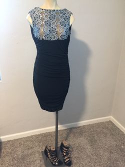 Black stretchy dress