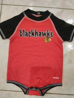 Blackhawks & Bears baby onesies