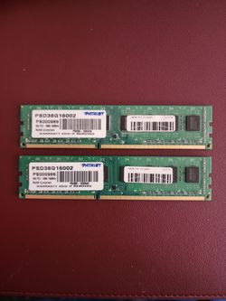Patriot 2x8GB DDR3 RAM