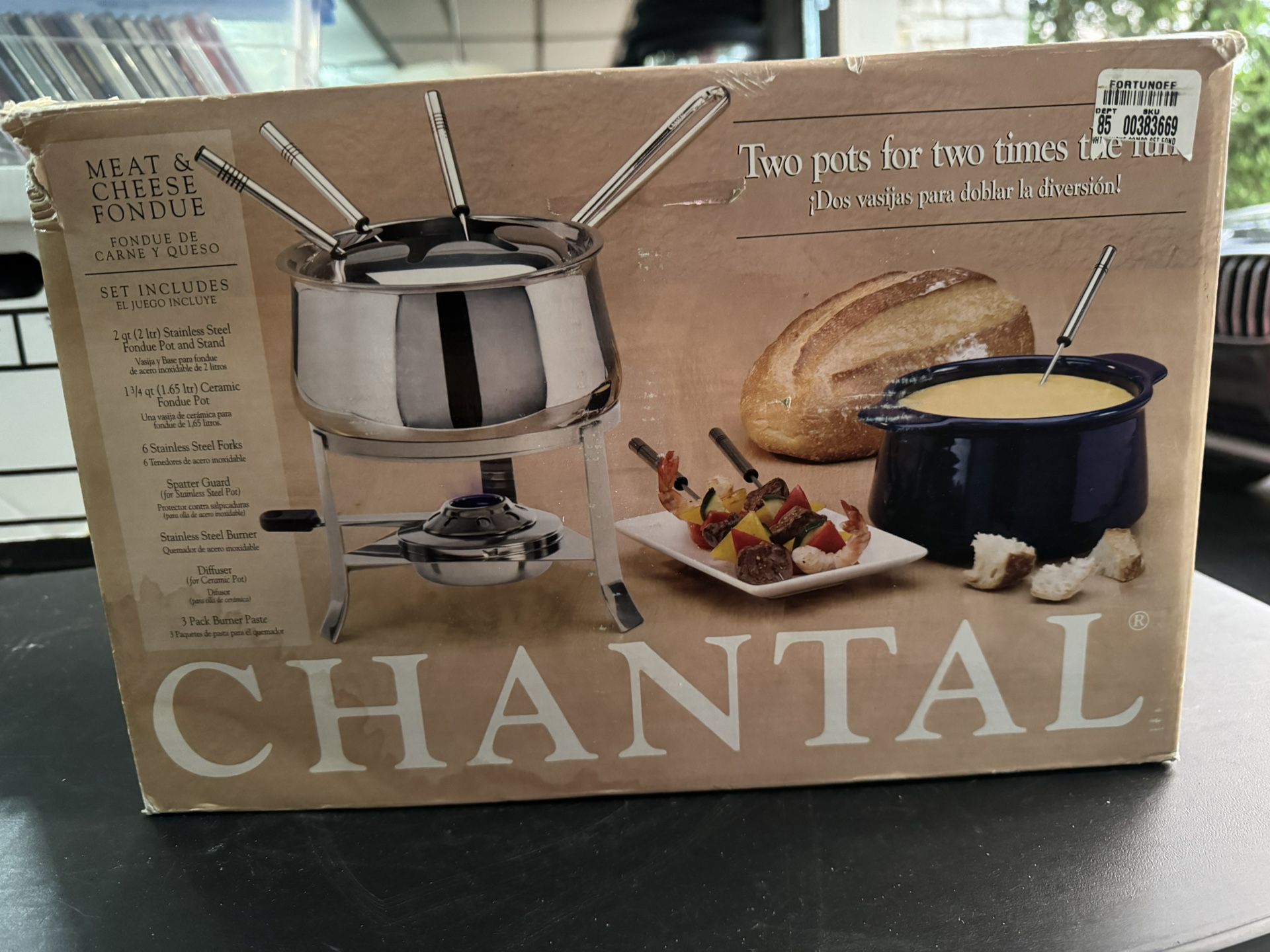 Chantal Meat & Cheese Fondue — New