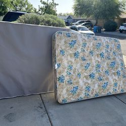 Full Size Box Spring And Mattress 