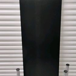 Ikea Vika Amon big 79"  Table, black, long Work station  table top desk 
