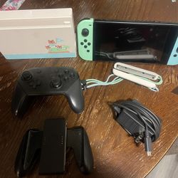 Nintendo Switch, HAC-001(-01), Animal Crossing Edition 