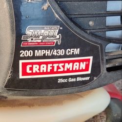 Craftsman Leaf Blower 200 MPH/430 CFM Gas