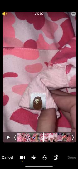 Pink Bape Hoodie for Sale in Stockton, CA - OfferUp