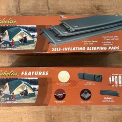Cabela’s Self-Inflating Sleeping Pads (2)