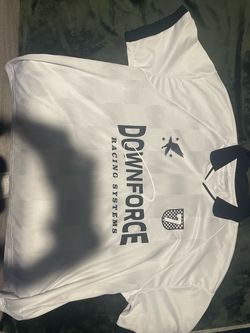 White Downforce Racing Systems Jersey / Polo