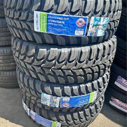 LT285/75R16 Set Of 4 Crosswind M/T New Tires 