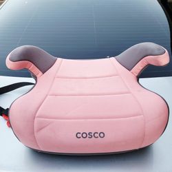 Cosco Pink & Gray Kids Booster Car Seat