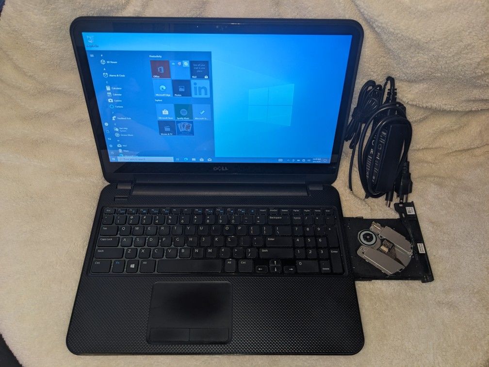 Dell Touchscreen Laptop Windows 10 8gb 500gb disc drive