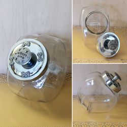 🐾"Good Dog" Glass Treat Jar - Glass Penny Jar Style