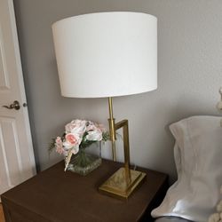 2 Pottery Barn Brass Lamps