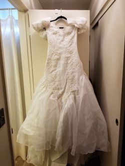 Wedding Dress and Veil