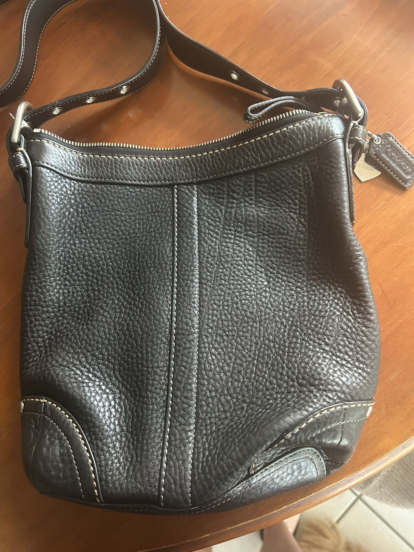 Coach Leather Shoulder Bag