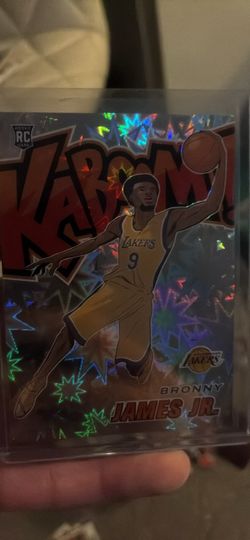 Bronny James Jr. Kaboom Rookie Card Lakers
