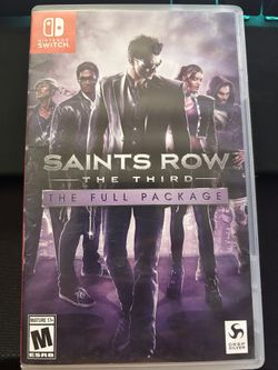 I’m asking$25 for Saints Row: The Third - The Full Package for the Nintendo switch concert the original case no deliveries