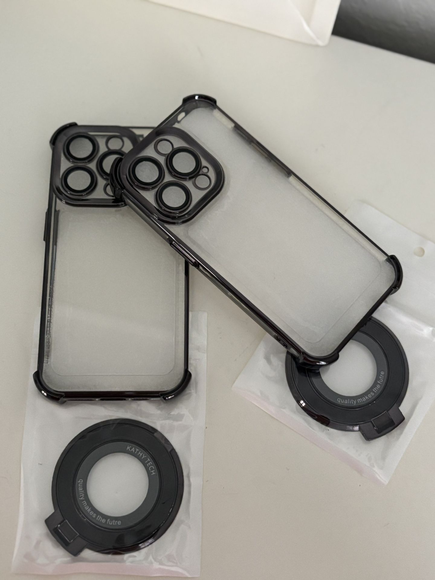 Brand New Clear Cases For iPhone 15 Pro, $5 Each