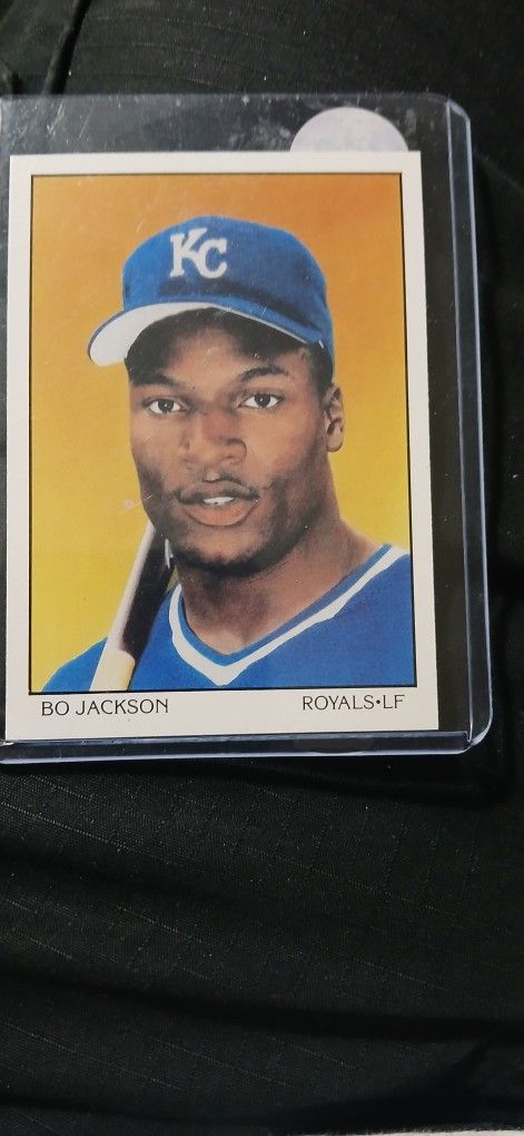 BO Jackson Score Baseball Card See Details Below