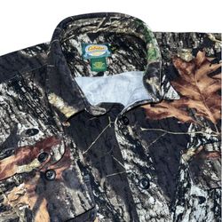 Cabela’s Mens Realtree Camo Button Down Shirt Hunting Mens Size L