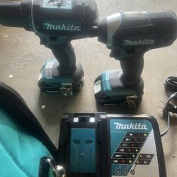 Makita Drill Driver Set. Used Only Once. 