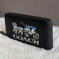 Coach Accordion Wallet with Horse and Carriage