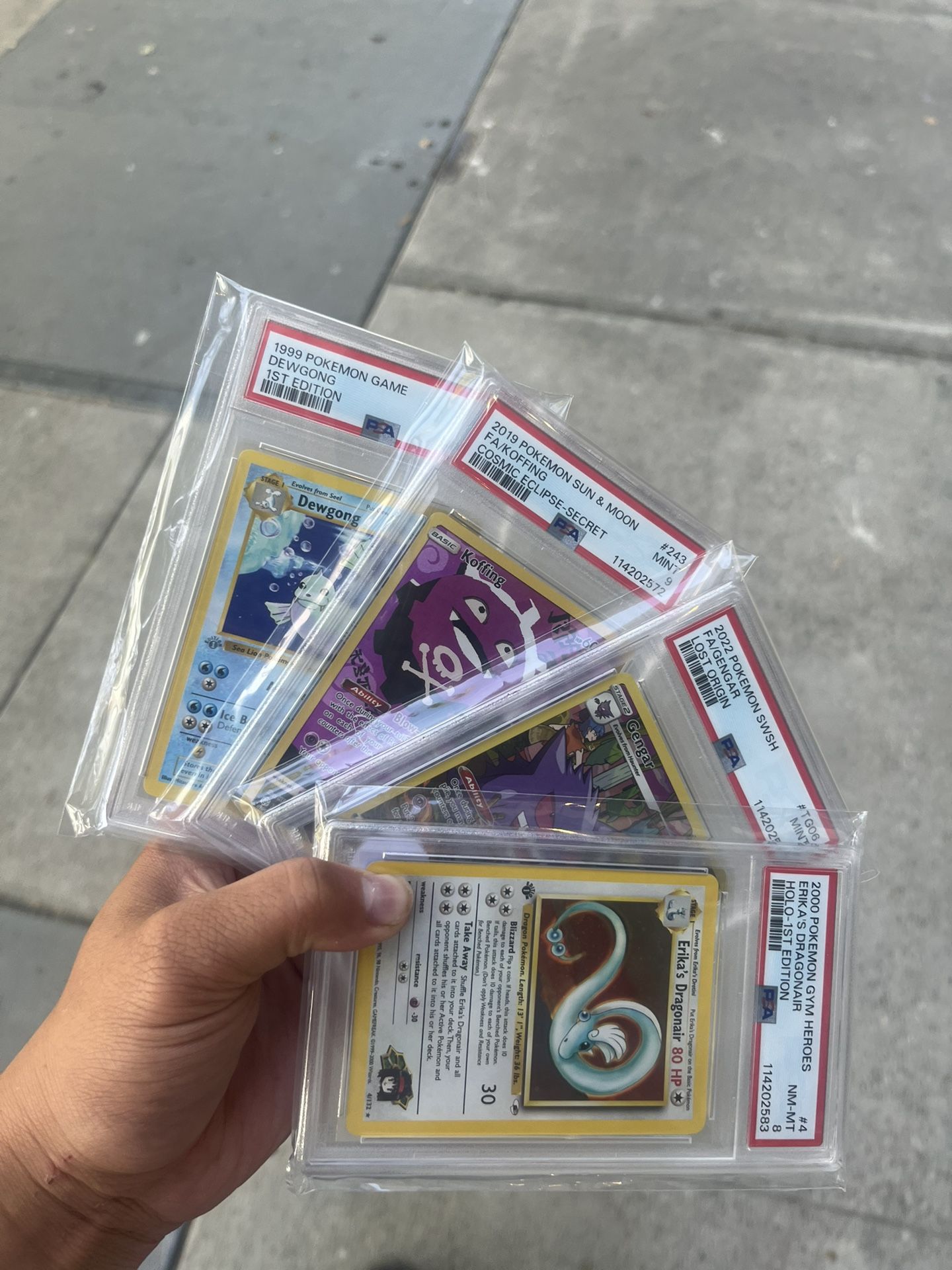 Pokemon PSA Graded Slabs Cards