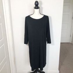 J. Jill Wearever Collection Black Dress - Size Small